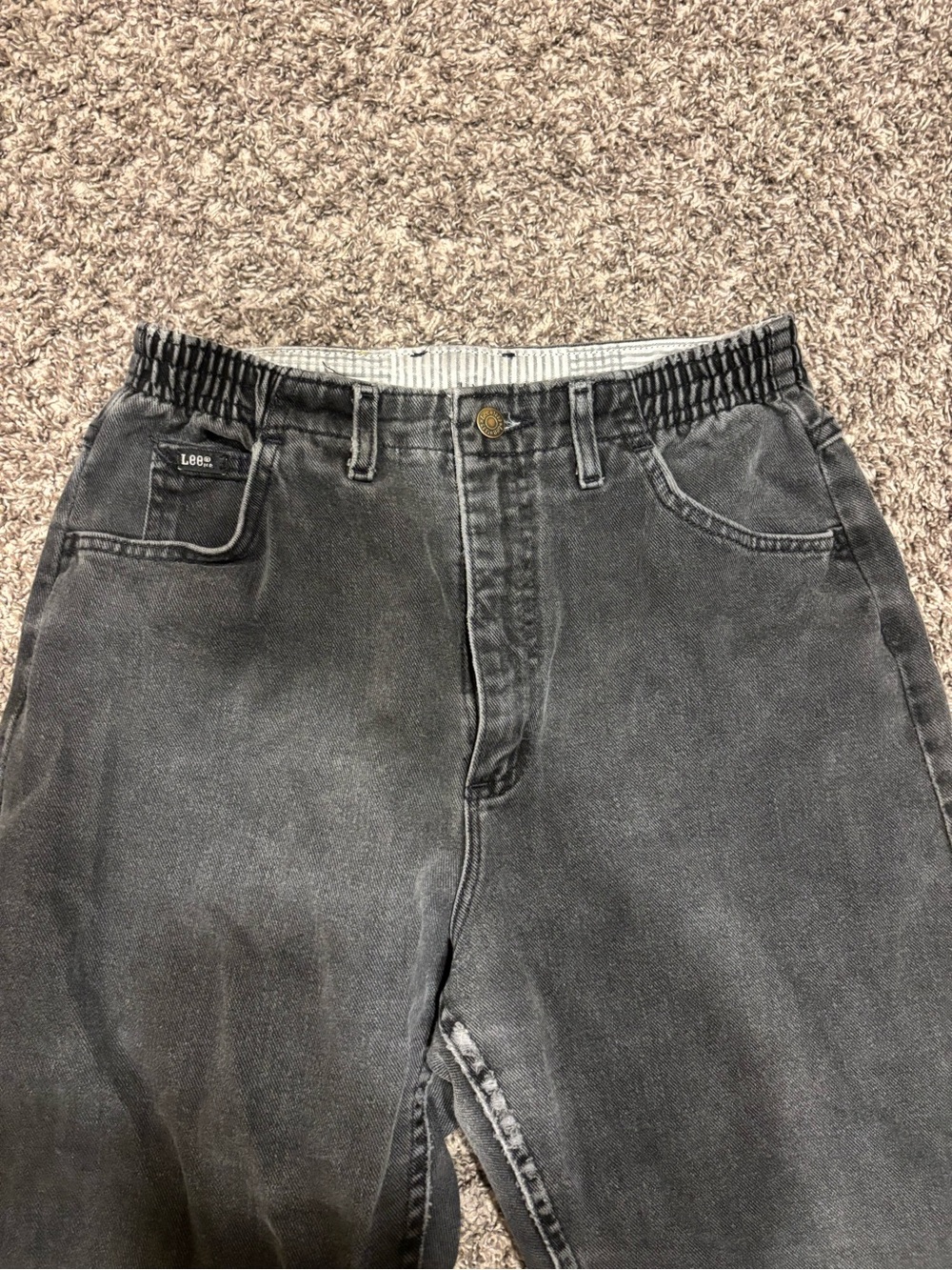 Lee High waisted Relaxed-Fit Jeans with Elastic Waist